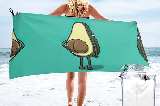 When you want to pamper your posterior with the plush embrace of the Millenial’s favourite trendy fruit-printed towel