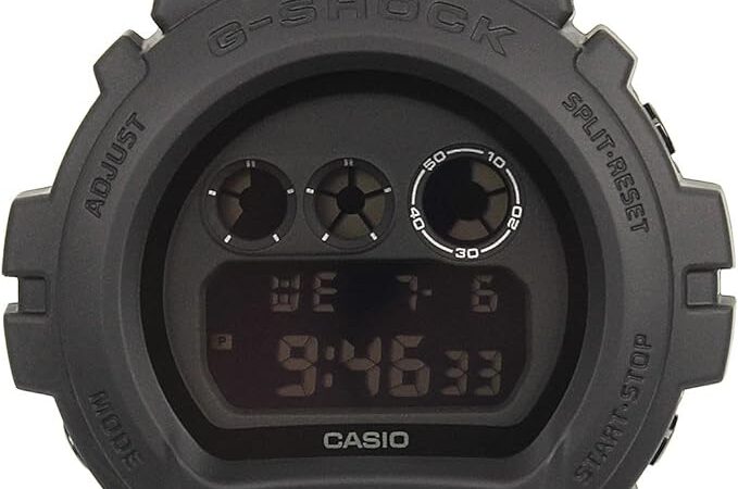 Casio G-Shock BlackOut Series: Durable and stylish watches with sleek blackout design, featuring advanced functions and rugged construction for reliability