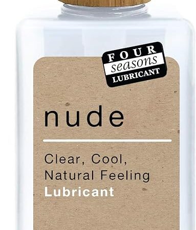 Four Seasons Nude Water-Based Lubricant – Clear, cool, natural feeling lubricant for your sensual needs