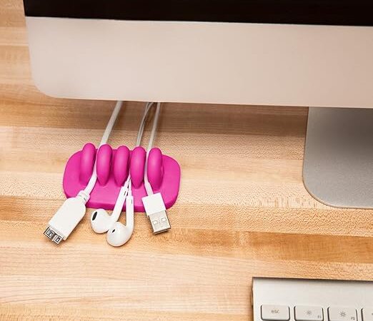 Hot Pink Cable & Wire Organizer